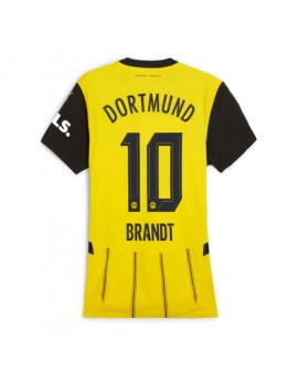 Borussia Dortmund Julian Brandt #10 Heimtrikot für Frauen 2024-25 Kurzarm